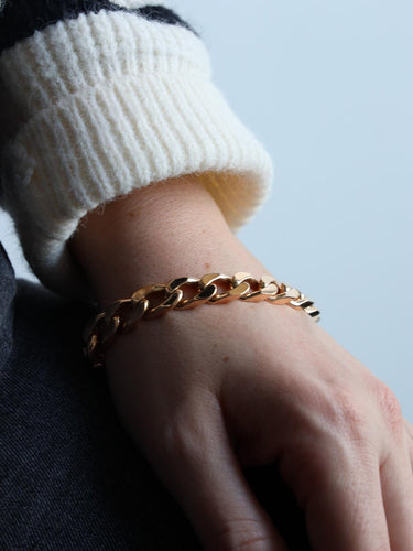 Bracelet Bracelet maille gourmette en or jaune 18 carats 58 Facettes 1696368CN