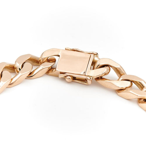 Bracelet Bracelet maille gourmette en or jaune 18 carats 58 Facettes 1696368CN