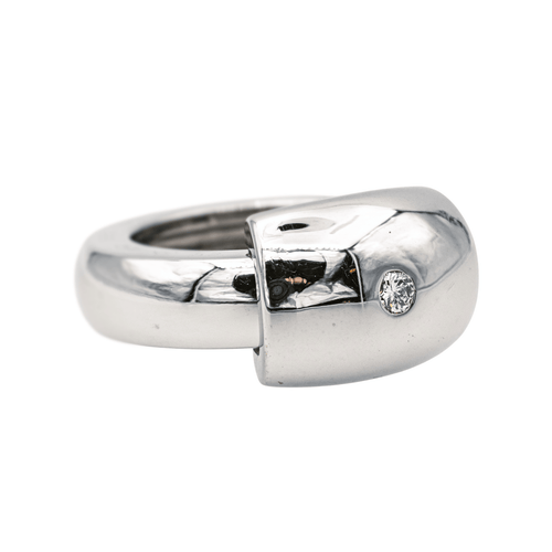 Bague 51 Piaget Bague Dancer Or blanc Diamant 58 Facettes 1702227CN