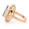Bague 60 Bague en or jaune 14 carats avec aigue-marine 58 Facettes B4E77FDDF47141108E456464A9E87177