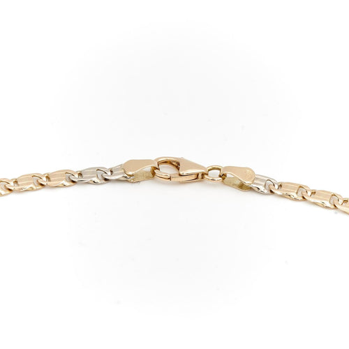 Collier Collier Or jaune, Or blanc 58 Facettes 1718051CN