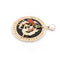 Pendentif Pendentif chinois en or jaune 18 carats avec rubis, opales et cornaline 58 Facettes 1718068CN