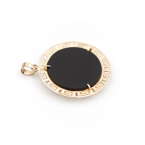 Pendentif Pendentif chinois en or jaune 18 carats avec rubis, opales et cornaline 58 Facettes 1718068CN