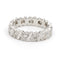 Bague 50 Alliance - Bague en or blanc 18 carats et diamants 58 Facettes 1718077CN