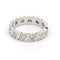 Bague 50 Alliance - Bague en or blanc 18 carats et diamants 58 Facettes 1718077CN