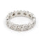 Bague 50 Alliance - Bague en or blanc 18 carats et diamants 58 Facettes 1718077CN