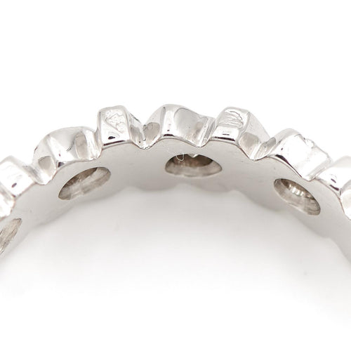 Bague 50 Alliance - Bague en or blanc 18 carats et diamants 58 Facettes 1718077CN