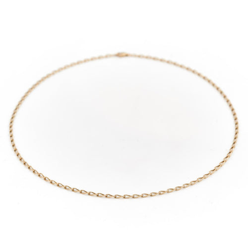 Collier Collier maille cheval en or jaune 18 carats 58 Facettes 1718094CN