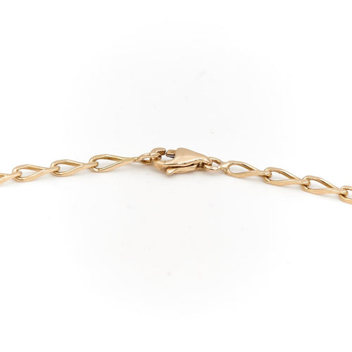 Collier Collier maille cheval en or jaune 18 carats 58 Facettes 1718094CN