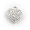 Pendentif Pendentif Coeur Or blanc Diamant 58 Facettes 1720114CN