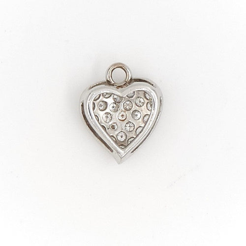 Pendentif Pendentif Coeur Or blanc Diamant 58 Facettes 1720114CN