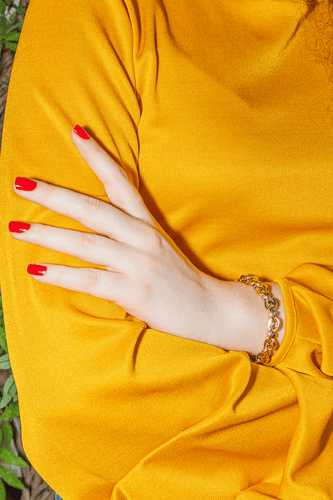 Bracelet Bracelet maille souple en or jaune et or blanc 18 carats 58 Facettes 1720322CN