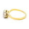Bague 50.5 Bague Toi et Moi en or jaune 18 carats et platine, diamants 58 Facettes 5313ECE474A6486682BAC5A47E2D50B7