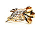 Broche Broche en or jaune 18 carats sertie de diamants 58 Facettes 1732061CN