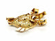 Broche Broche en or jaune 18 carats sertie de diamants 58 Facettes 1732061CN