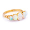 Bague 55 Bague cinq pierres en or jaune 18 carats et opales 58 Facettes 3613F170ED024DF7983473E9C4472394