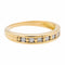 Bague 51 Bague demi-alliance en or blanc 18 carats et diamants 58 Facettes 1733143CN