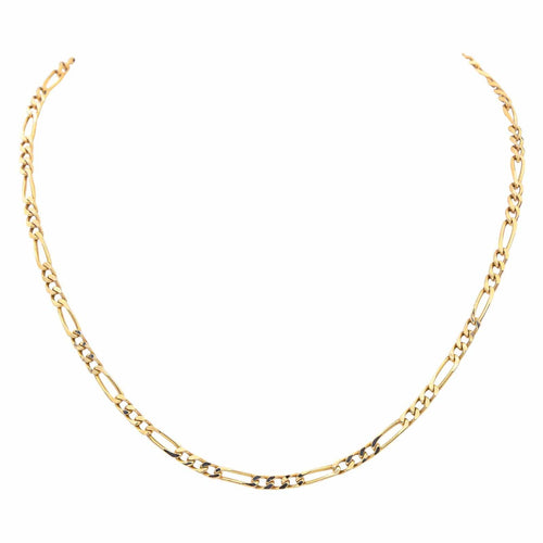 Collier Collier maille alternée en or jaune 18 carats 58 Facettes 1733195CN