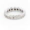 Bague 47 Alliance - Bague en or blanc 18 carats et diamants 58 Facettes 1740946CN