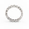 Bague 47 Alliance - Bague en or blanc 18 carats et diamants 58 Facettes 1740946CN