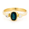 Bague 54.5 Bague trilogie saphir et diamants en or jaune 18 carats 58 Facettes AAEC329B19CE4F6ABE07820B6EF063DE