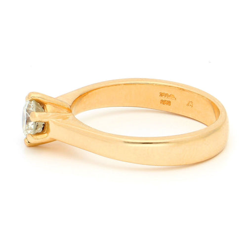 Bague 52 Bague solitaire en or jaune 18 carats et diamant 0,50 ct 58 Facettes 390F3040FCA3484EA0CB3540B3864FBF