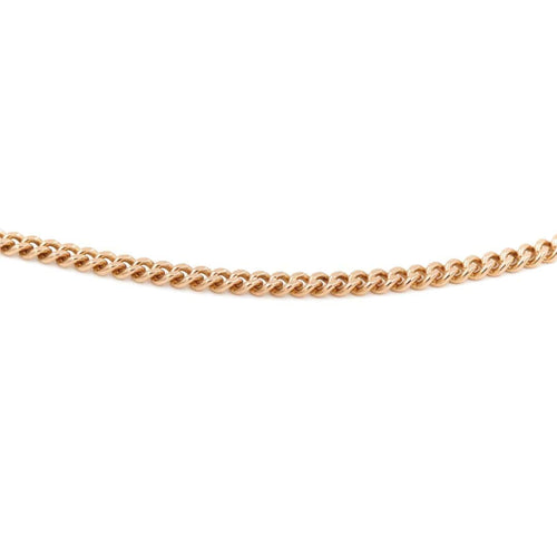 Collier Collier maille gourmette en or jaune 18 carats 58 Facettes 1751324CN