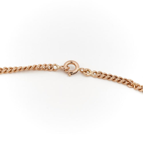 Collier Collier Maille gourmette Or jaune 58 Facettes 1751324CN