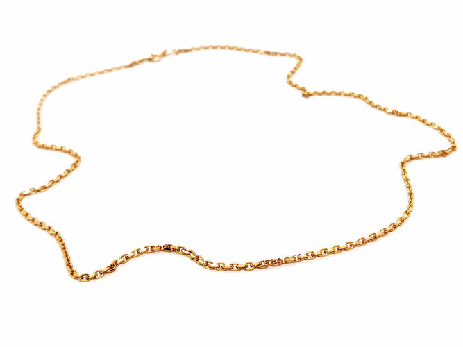Collier Collier chaîne forçat en or jaune 18 carats 58 Facettes 1751327CN