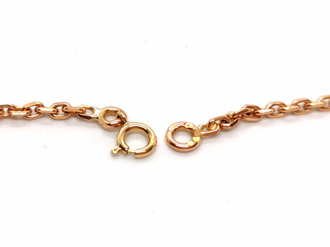 Collier Collier - Chaîne maille forçat et pendentif croix en or jaune 18 carats 58 Facettes 1752297CN