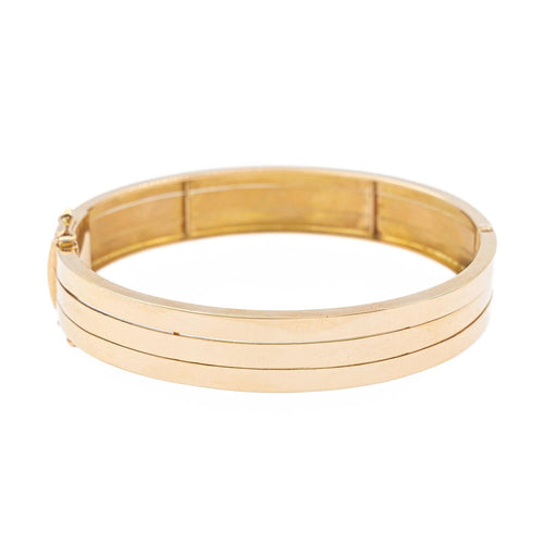 Bracelet Bracelet jonc en or jaune 18 carats 58 Facettes 1752333CN