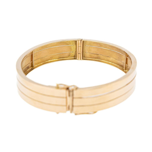 Bracelet Bracelet jonc en or jaune 18 carats 58 Facettes 1752333CN