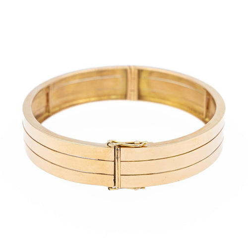 Bracelet Bracelet jonc en or jaune 18 carats 58 Facettes 1752333CN