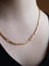 Collier Collier maille alternée en or jaune 18 carats 58 Facettes 1752495CN