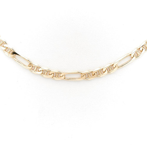 Collier Collier maille alternée en or jaune 18 carats 58 Facettes 1752495CN