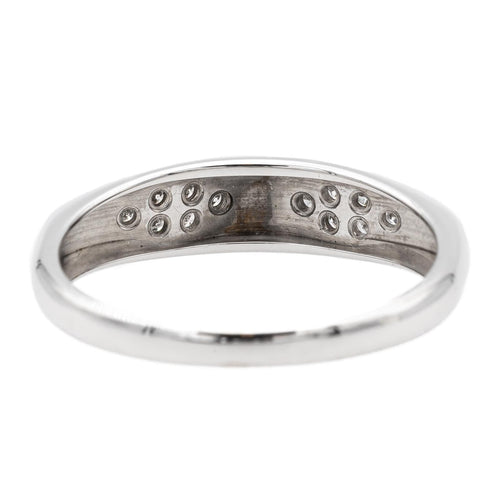 Bague 54 Bague Or blanc Diamant 58 Facettes 1752503CN