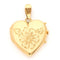 Pendentif Médaillon cœur en or jaune 14 carats 58 Facettes 78A4791903E24F8E8DAAE340B98A4111
