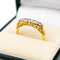 Bague 54 Bague rangée en or jaune et blanc 18 carats et diamants 58 Facettes ABC794FCE91E4FDFA54DF932F88E235B