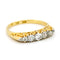 Bague 54 Bague rangée en or jaune et blanc 18 carats et diamants 58 Facettes ABC794FCE91E4FDFA54DF932F88E235B