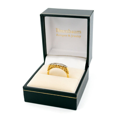 Bague 54 Bague rangée en or jaune et blanc 18 carats et diamants 58 Facettes ABC794FCE91E4FDFA54DF932F88E235B