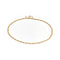 Collier Collier natte gourmette plate en or jaune 18 carats 58 Facettes 1783138CN