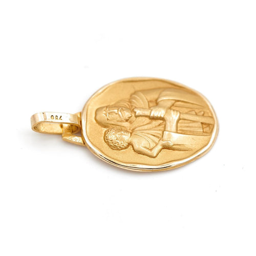 Pendentif Pendentif - Médaille religieuse Saint Christophe en or jaune 18 carats 58 Facettes 1783190CN
