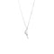 Collier Collier avec pendentif en or blanc 18 kt et diamants 58 Facettes 17885