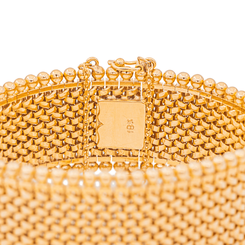 Bracelet Bracelet manchette en or rose 18 carats 58 Facettes 1791790CN