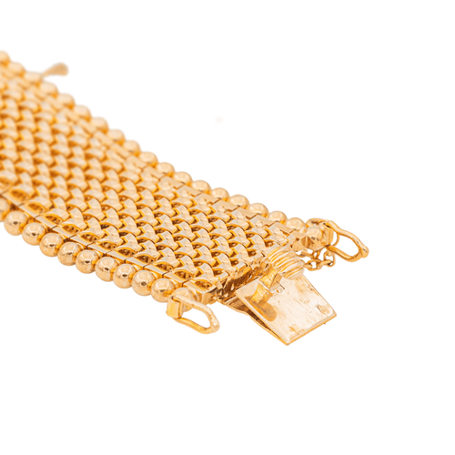 Bracelet Bracelet manchette en or rose 18 carats 58 Facettes 1791790CN