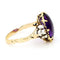 Bague 55 Bague solitaire améthyste et diamants en or 14k 58 Facettes 24AFA6740F6A4803AAAB62F959524059
