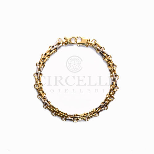 Bracelet Bracelet bicolore en or 18k 58 Facettes 47297296