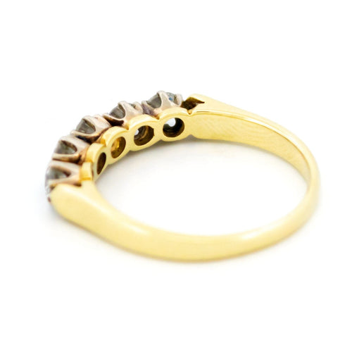 Bague 54.5 Bague entourage en or jaune et blanc 14k et diamants 58 Facettes 65A985610E5E486691ECF2936B872A70