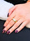 Bague 53 Damiani - Bague jonc Belle Époque en or jaune et blanc et diamants 58 Facettes 1807605CN