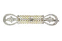 Broche Broche barrette Art déco en platine, diamants et perles 58 Facettes 18115-0042